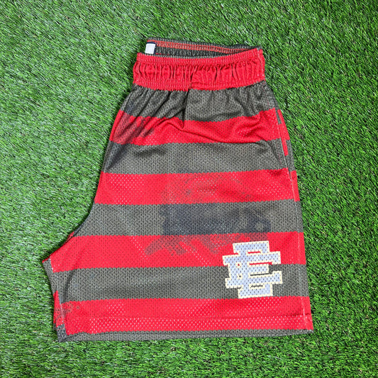 Eric Emanuel Freddy Krueger Red Shorts Size XL USED x14261