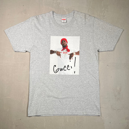 Supreme Gucci Mane 2016 Tee Gray Size Medium NEW x4034