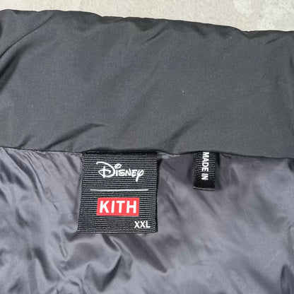 Kith Disney Killington Down Black Puffer Size XXL USED x18843