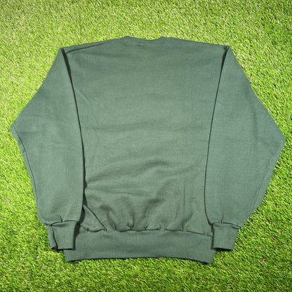 1990s Betty Boop Green Cheerleader Crewneck Size Medium USED v17878