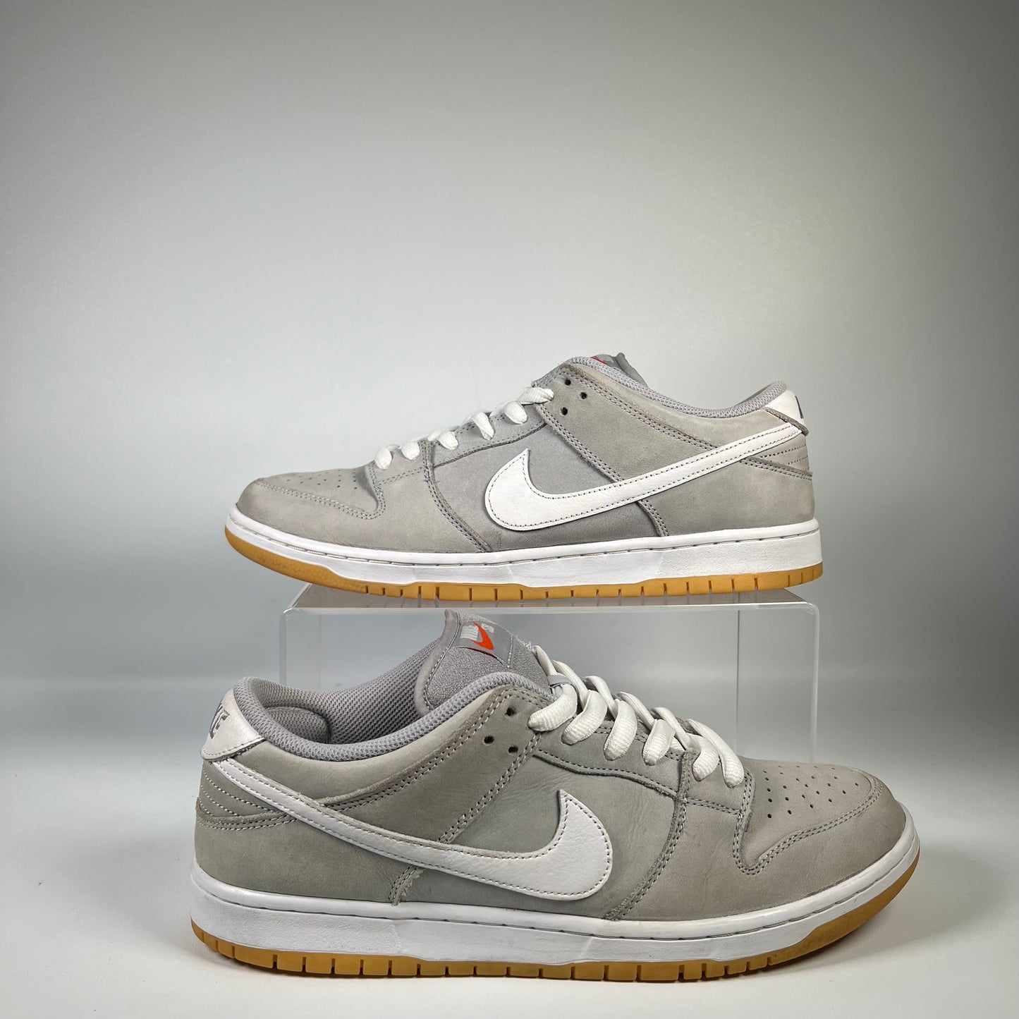 Nike SB Dunk Low Orange Label Wolf Grey Gum (2023) Size 11.5 USED S19734