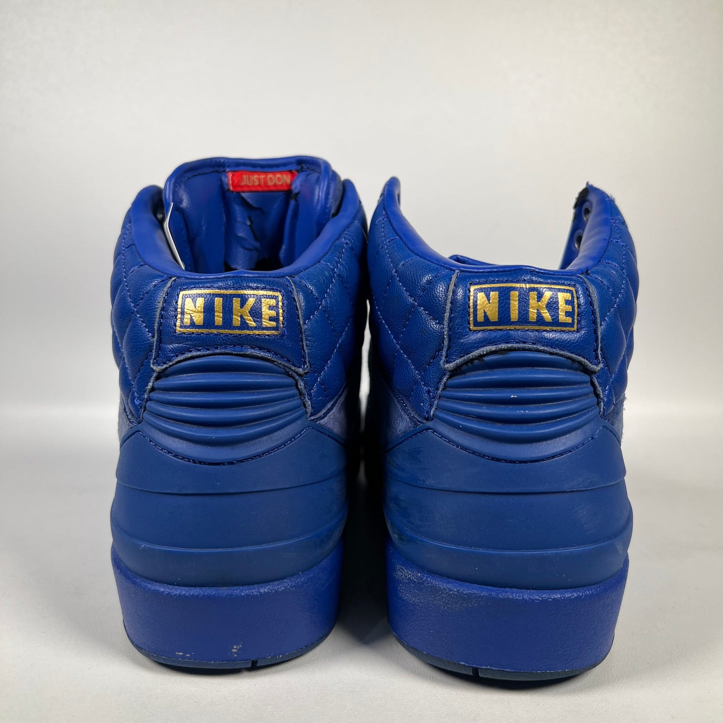 Jordan 2 Just Don Blue 2015 SIGNED Size 10.5 USED s13657