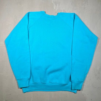 1990s San Jose Sharks Blue Crewneck Size Large USED v19124