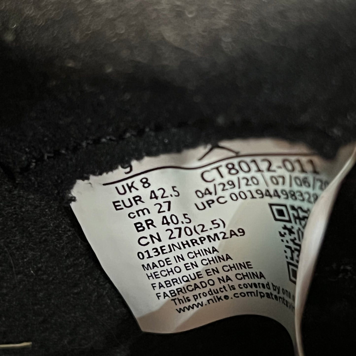 Jordan 11 Jubilee (2020) Size 9 USED s20138