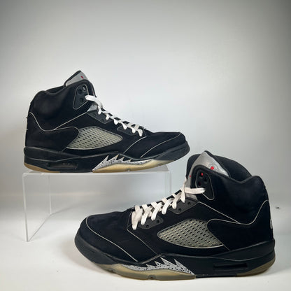 Jordan 5 Black Metallic Reimagined (2025) Size 10.5 USED s22370