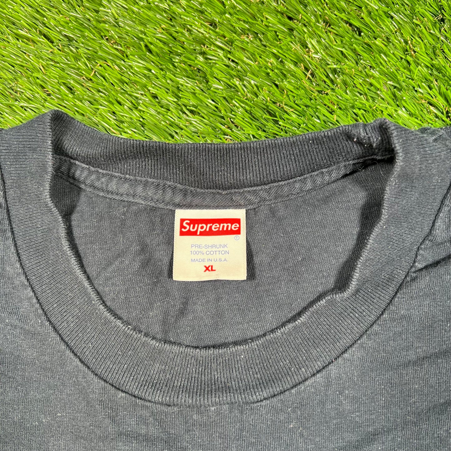 Supreme Creeper Navy Blue Tee Size XL USED x14427