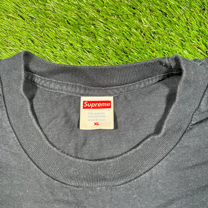 Supreme Creeper Navy Blue Tee Size XL USED x14427