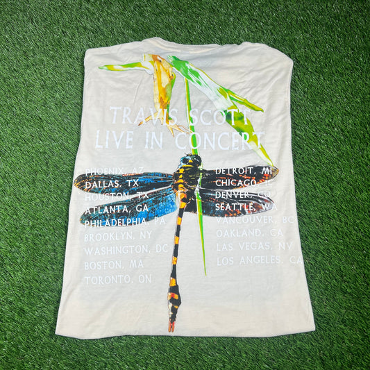 Travis Scott 2017 See Is Believing Eye Cream Tee Size Large USED x14533