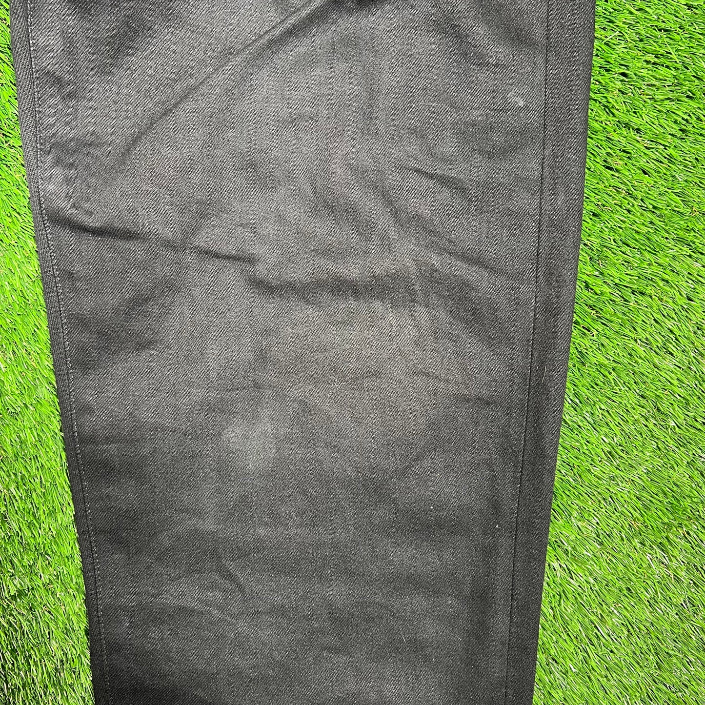 Supreme Baggy Rigid Selveged Black Denim Size 32 USED x16303