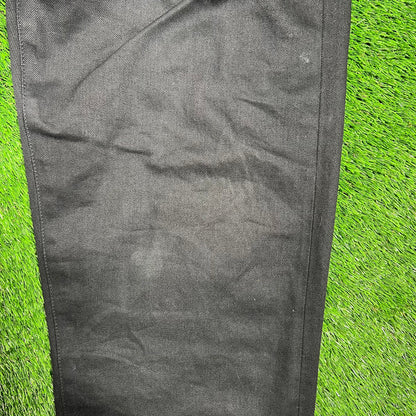 Supreme Baggy Rigid Selveged Black Denim Size 32 USED x16303