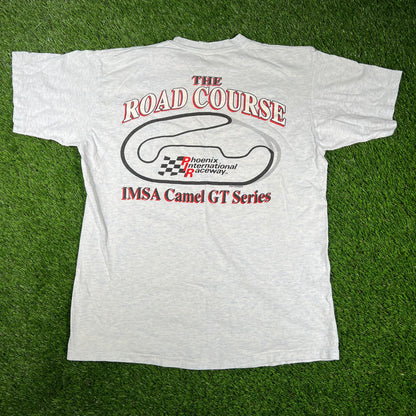 1992 Checker Grand Prix Tee Size Large USED v16710