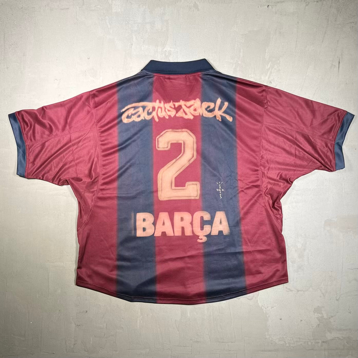 Nike Cactus Jack Barcelona Jersey Size XXL USED x18818