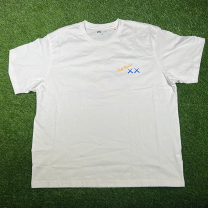 Uniqlo Kaws x Andy Warhol Sesame Street White Tee Size XXL NEW v17308