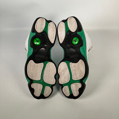 Jordan 13 White Lucky Green (2020) Size 6.5y USED s18587