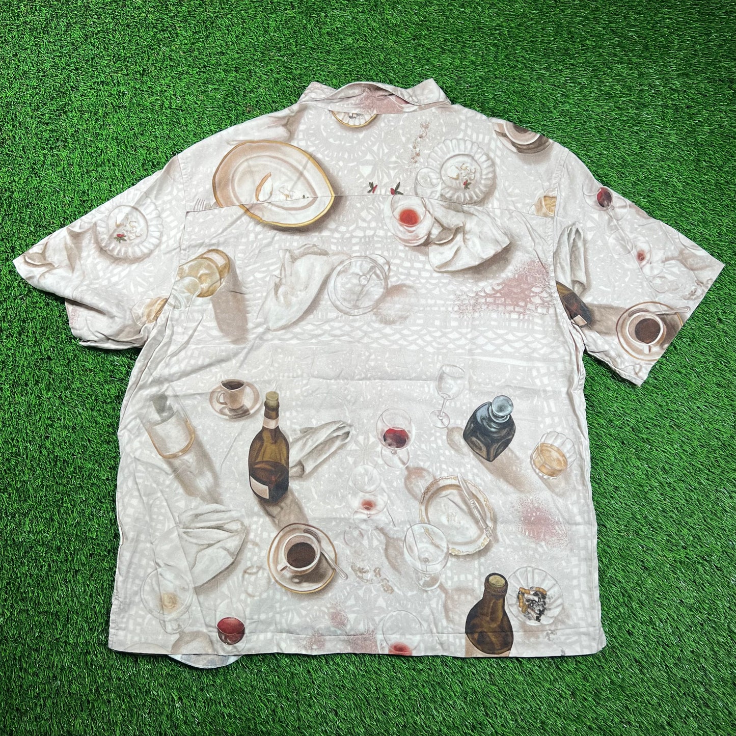 Aime Leon Dore ALD Dinner Scene Leisure Shirt Size XL USED x16548