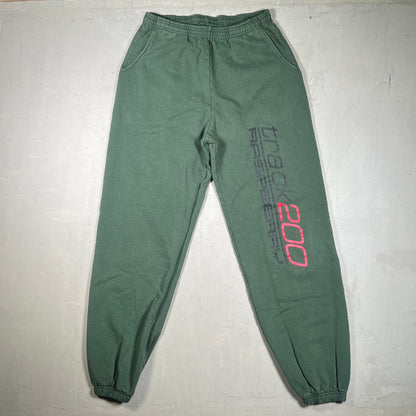 GV Gallery Raspberry Hills Green "Track 200" Sweatpants Size Medium USED x17361
