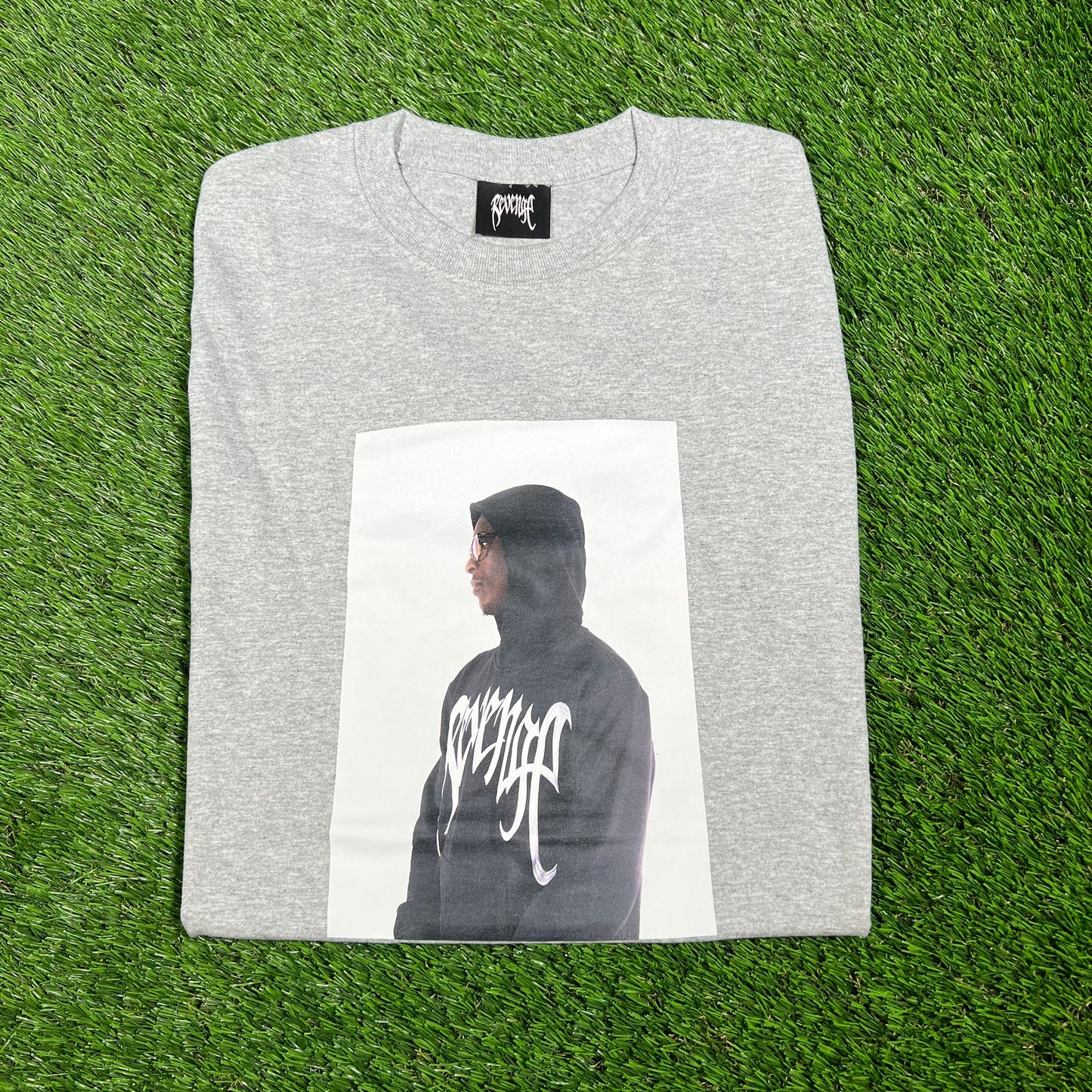 Revenge Young Thug Black Hoodie Photo White Tee Size Small NEW x14362