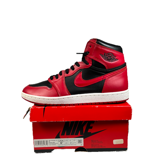 Jordan 1 High 85 Varsity Red (2020) Size 9.5 USED s23240