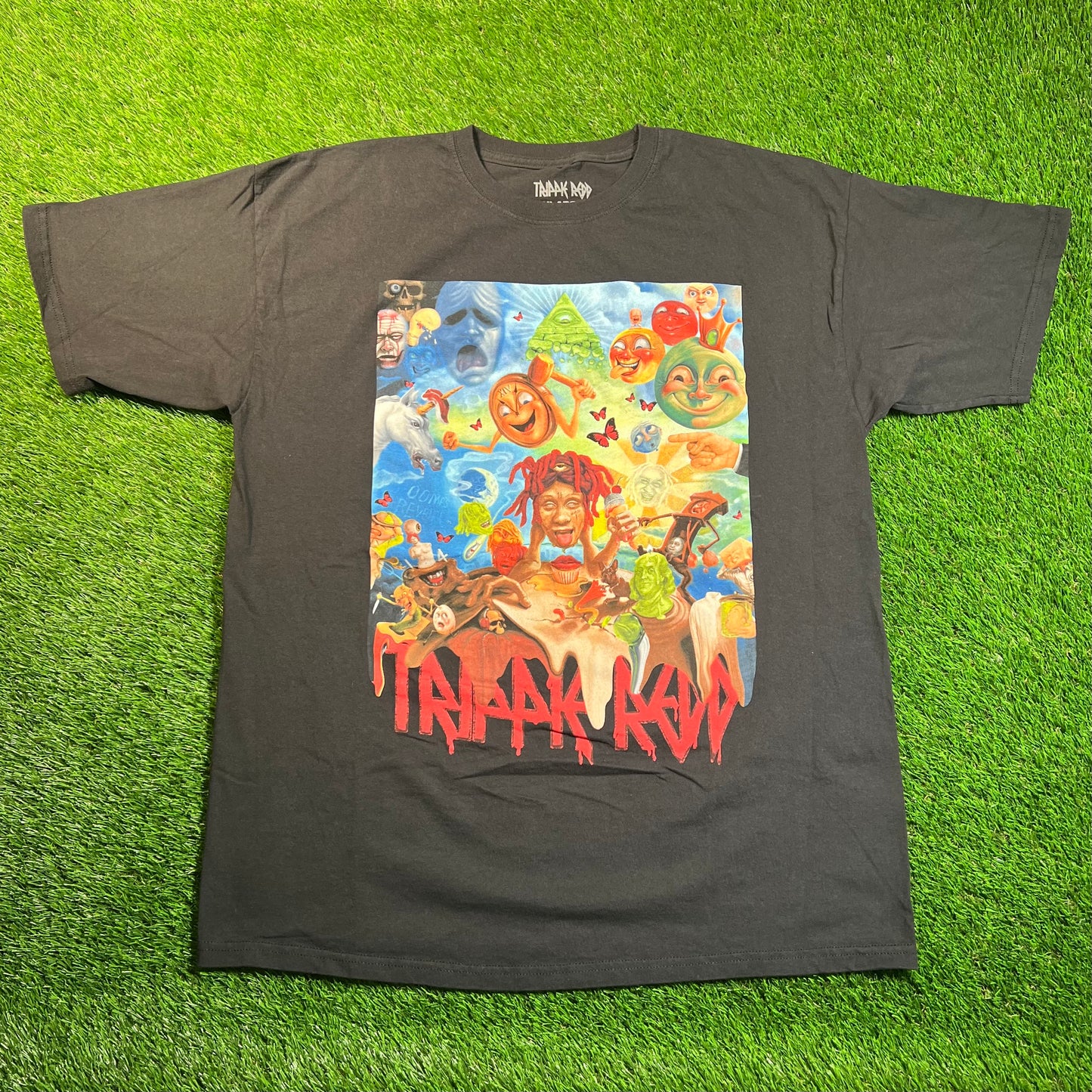 Trippy Redd Album Cover Black Tee Size XL USED x16962