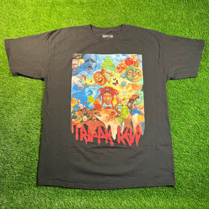 Trippy Redd Album Cover Black Tee Size XL USED x16962