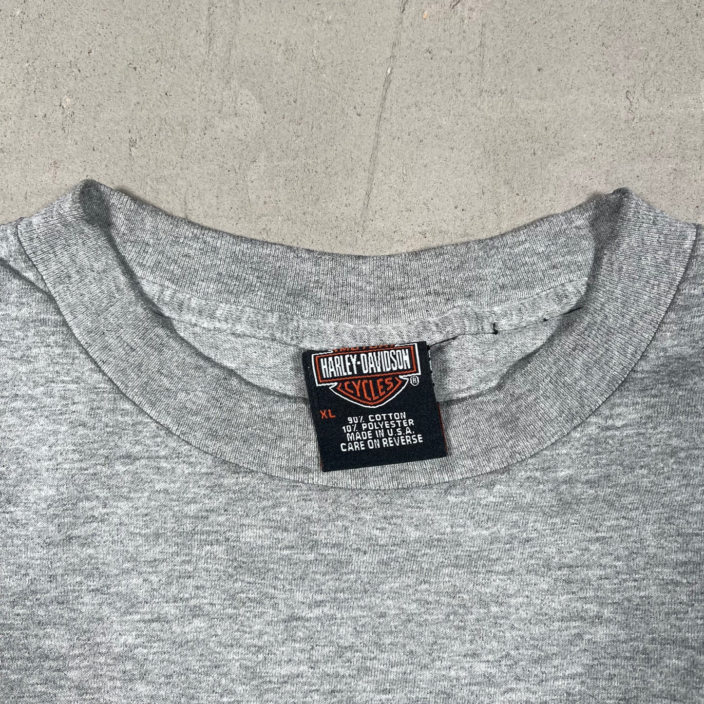 2002 Harley Davidson Temecula Grey Longsleeve Size XL USED v18984