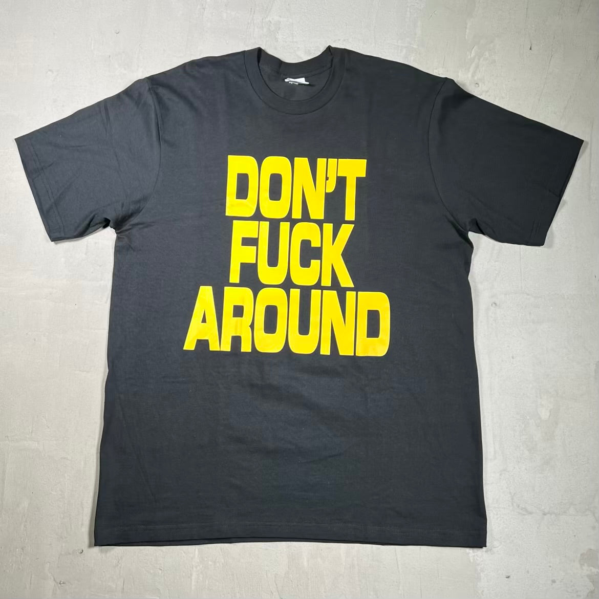 Supreme Dont Fuck Around (2022) Black Tee Size Large USED x18551