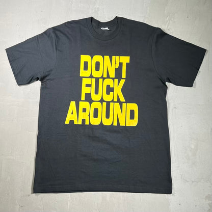 Supreme Dont Fuck Around (2022) Black Tee Size Large USED x18551