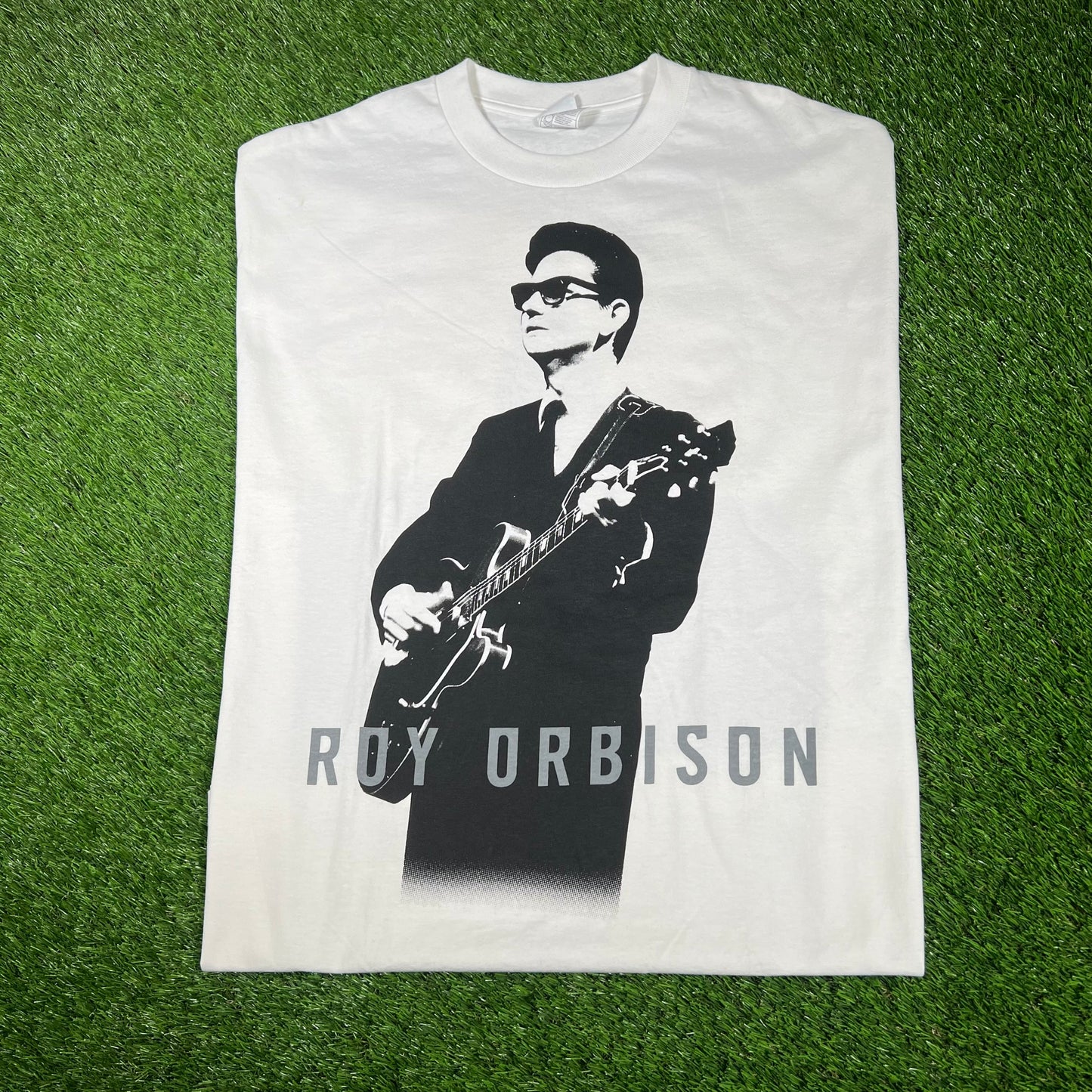 Roy Orbison Soul of Rock and Roll White Tee Size XL USED v17322