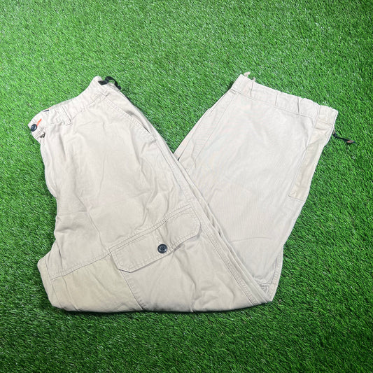 Y2K Triple Five Soul Tan Cargo Pants Size 38 USED v17905