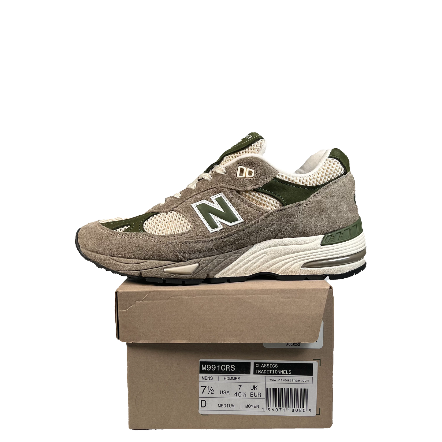 New Balance 991 Aime Leon Dore MiUK Grey (2022) Size 7.5 USED s21580