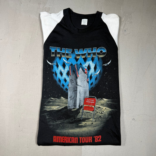 The Who 1982 America Tour Tee Size Large USED v8240