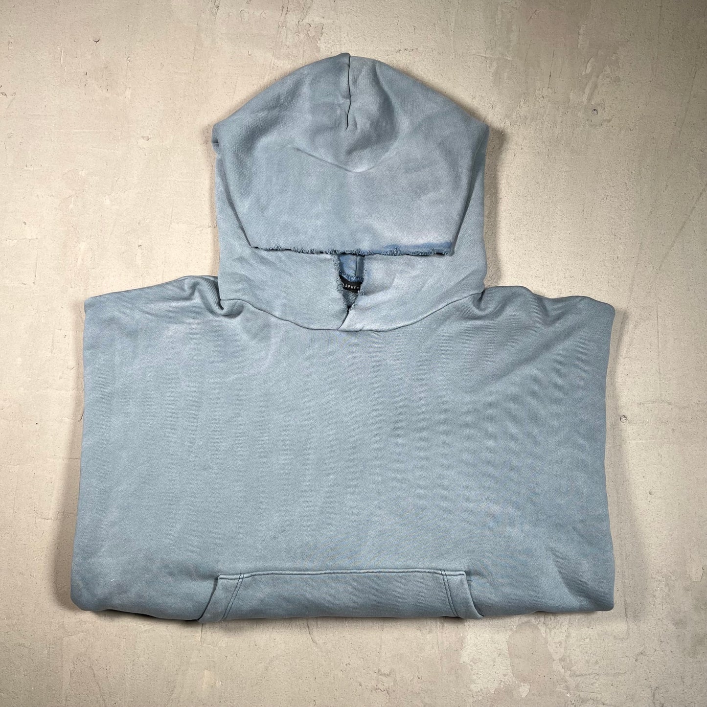 GV Gallery Sky Lounge RSP 3 Washed Blue Hoodie Size Large USED x17580