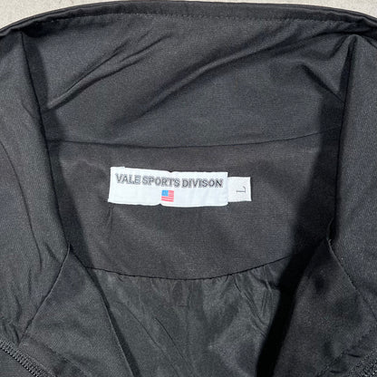 Vale Dreams Sports Dept Black Zip Up Jacket Size Large USED x17562
