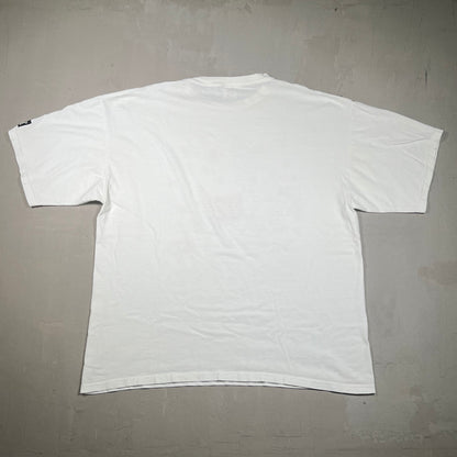 1998 Mark McGwire "Sultan of Swing" HR White Tee Size XL USED v19107