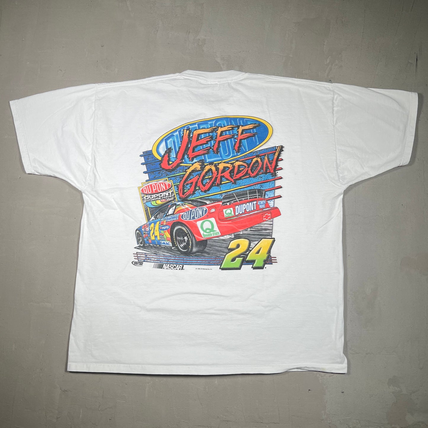 1999 Nascar Jeff Gordon "Survival of Fastest" Size XL USED v19054