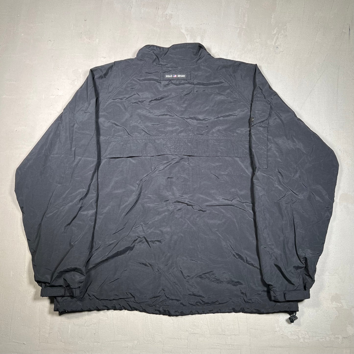 Polo Sport Ralph Lauren Black Track Jacket Size XL USED v19085