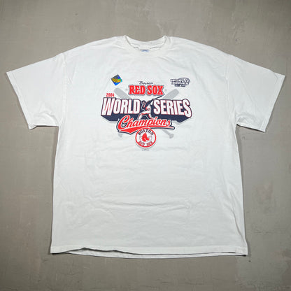 2004 Boston Red Sox White Champions Tee SIze XXL NEW v19105