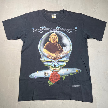 1995 Grateful Dead Jerry Garcia Skeleton Head Out Size Large USED v10598