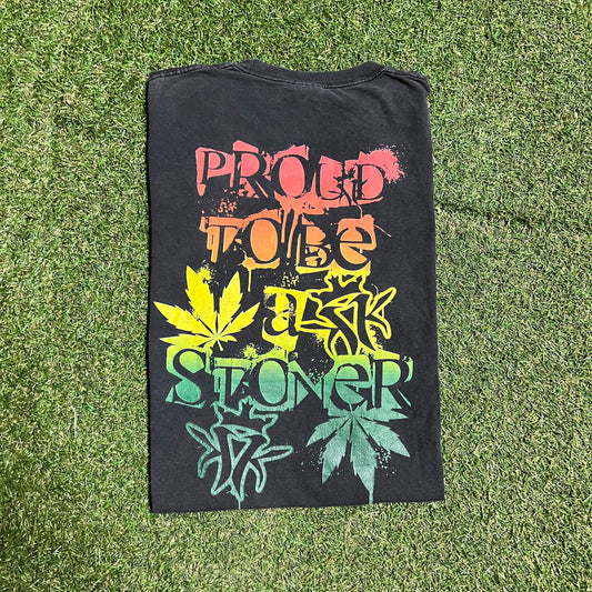 Y2K Kottonmouth Kings Rasta Logo Tee Size XL USED v15991