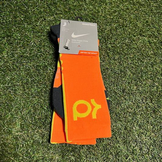 2013 Nike KD Hyper Elite Socks Orange NEW v16407