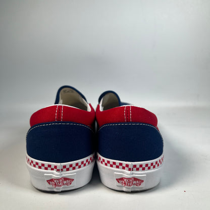 Vans Classic Slip On Navy/Red (2024) Size 8 USED s22392