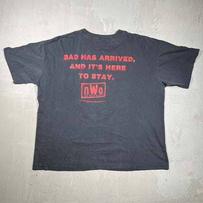 1998 WCW NWO "Bad Has Arrived And Its Here to Stay" Black Tee Size XL USED v20171