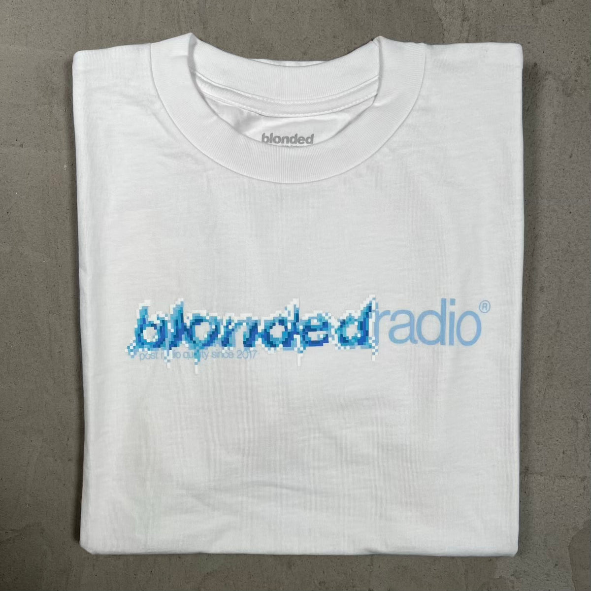 Frank Ocean BlondedRadio Iceman White Tee Size Small NEW x10812