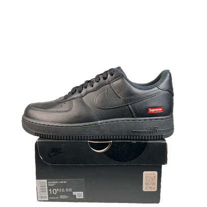 Nike Air Force One Black Supreme (2020) Size 10.5 NEW s22974