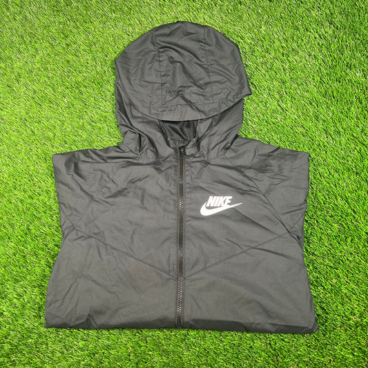 Nike Black Nylon Track Jack Size XL USED v17554