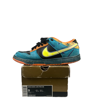 Nike SB Dunk Low Skate or Die (2008) Size 9 USED s19451