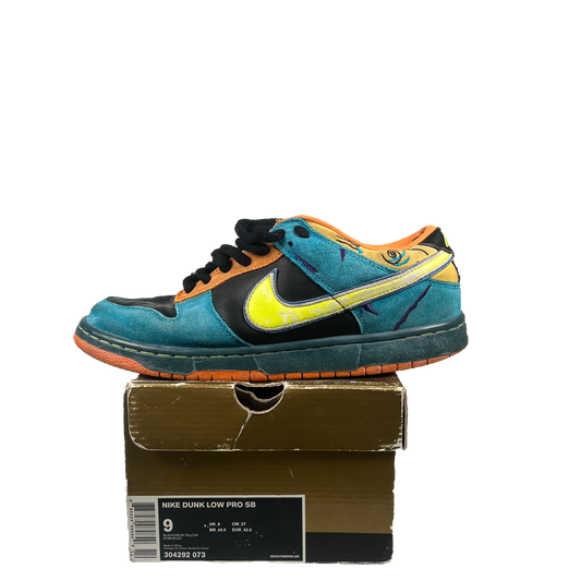 Nike SB Dunk Low Skate or Die (2008) Size 9 USED s19451