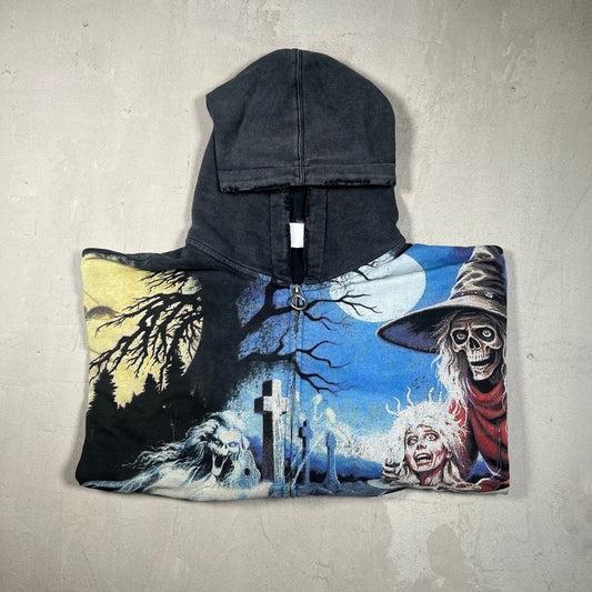 Vale Halloween AOP Hoodie Size XXL USED x17362