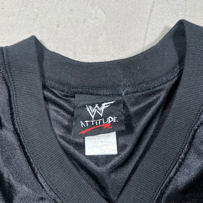 WWF 1990s Stone Cold full print Jersey Tee Size XL USED v4218