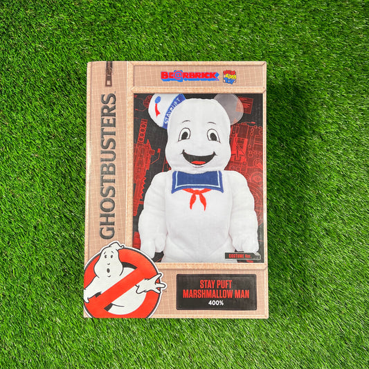 Bearbrick Ghostbusters Stay Puft Marshmallow Man 400% USED x16611